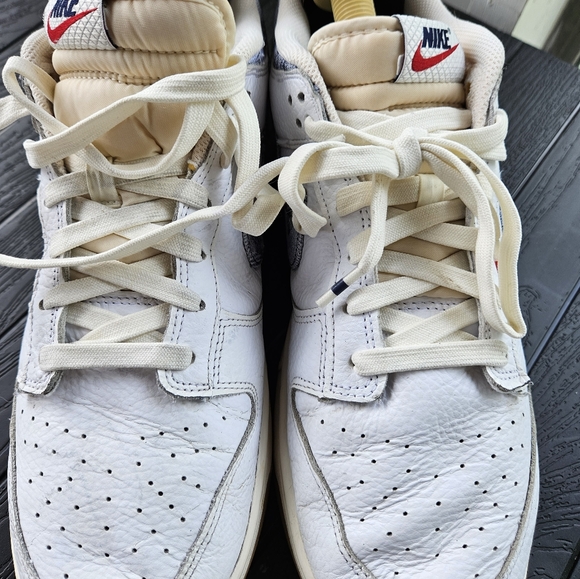 Nike Dunk Low Washed Denim Mens Size 14 FN6881-100 - Picture 9 of 14